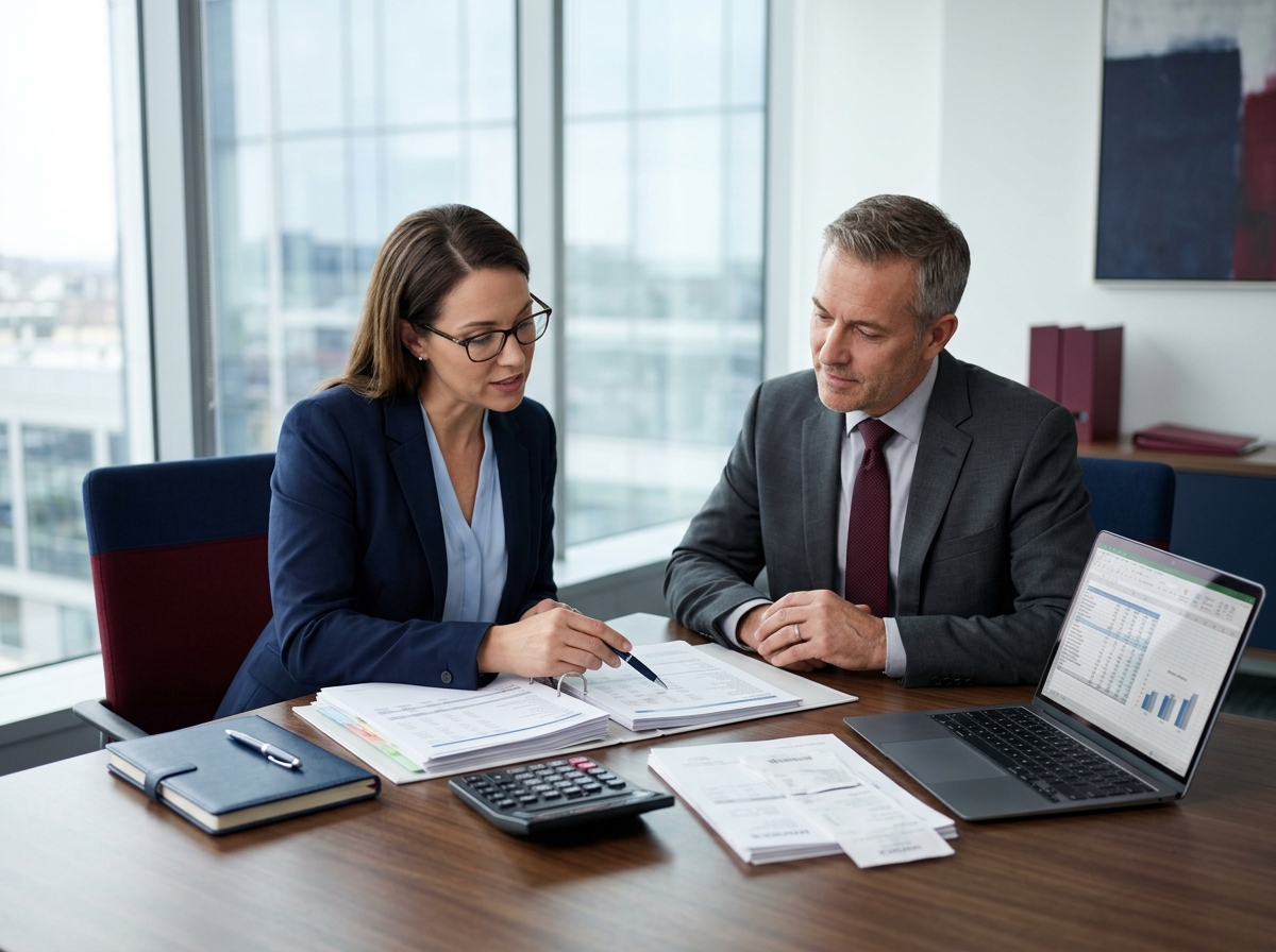 Business owner reviewing tax doc… 202607061358
